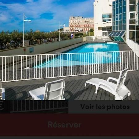 Studio Victoria Centre Grande Plage And Pool Biarritz Bagian luar foto